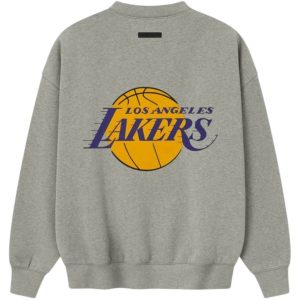 Fear of God Essentials Lakers Sport Crewneck | Fragment Clothing Streetwear - View 2