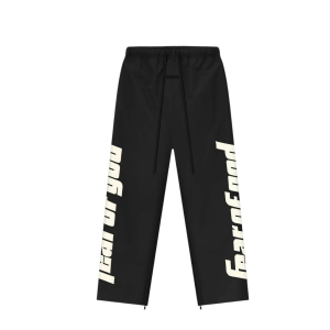 Fear of God Essentials MLB Nylon Trackpants Black | Fragment Clothing Streetwear