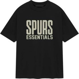 Fear of God Essentials NBA Spurs TeeBlack (2) | Fragment Clothing Streetwear