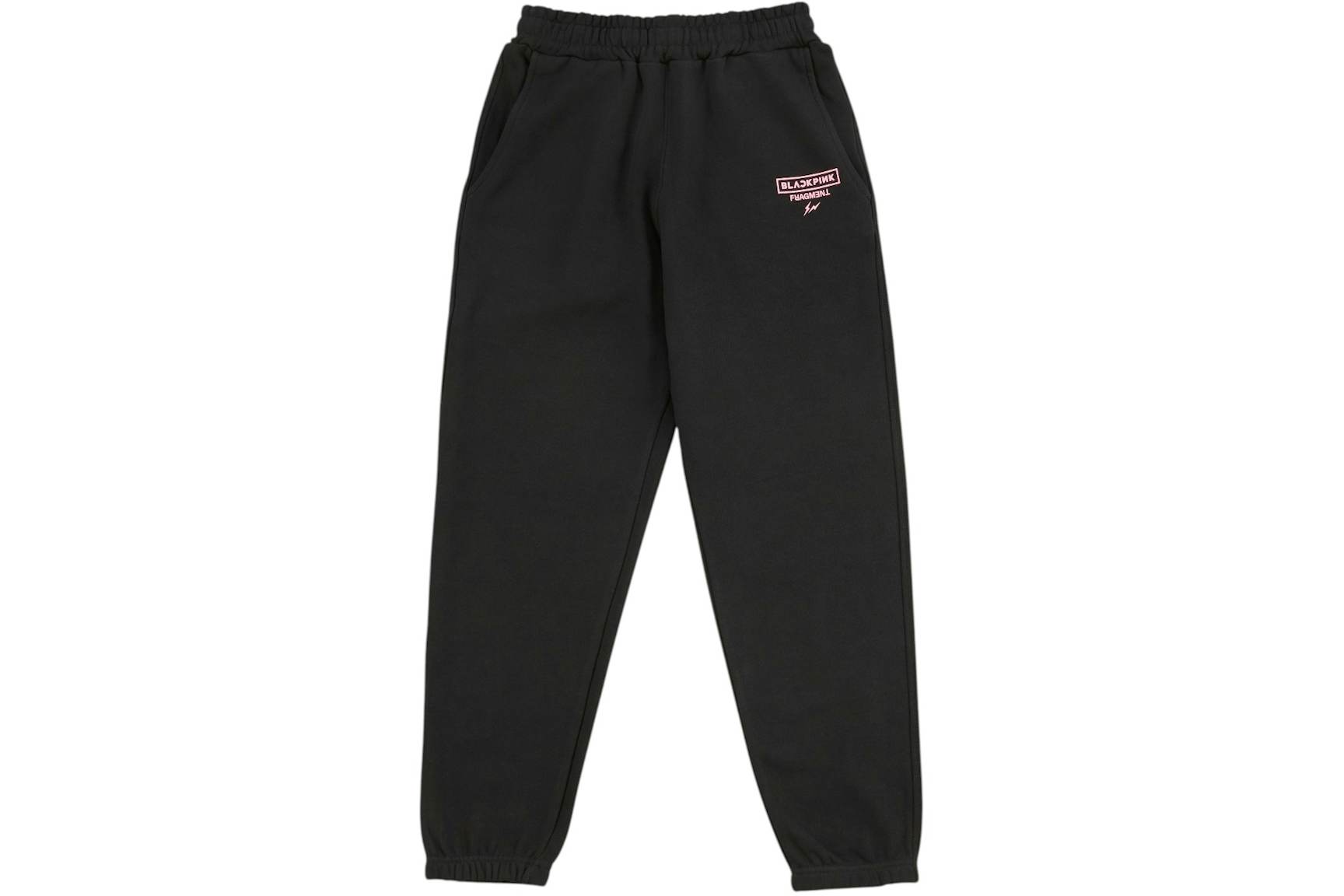 Fragment-x-BLACKPINK-Thunder-Sweatpants-Black Fragment x BLACKPINK Thunder Sweatpants Black | Fragment Clothing Streetwear