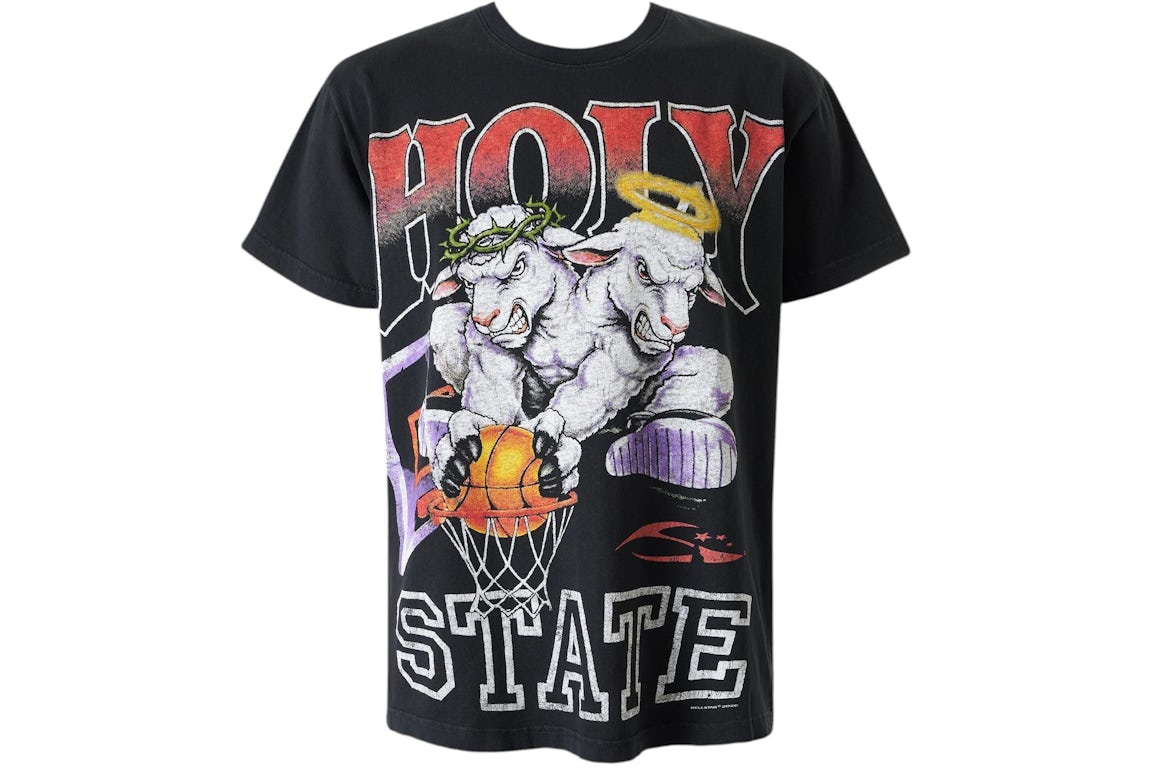 Hellstar-2-Lambs-Holy-State-T-shirt-SS26-Black Hellstar 2 Lambs Holy State T shirt SS26 Black | Fragment Clothing Streetwear
