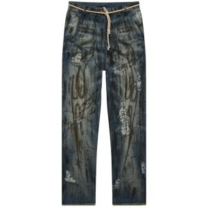 Hellstar Denim Jeans Blue