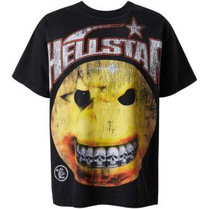 Hellstar Evil Smile T shirt Black | Fragment Clothing Streetwear