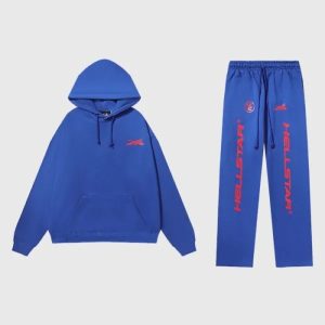 Hellstar Gel Logo Tracksuit Blue | Fragment Clothing Streetwear