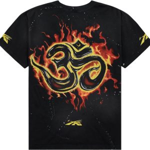 Hellstar Inner Peace Skeleton Tee Black | Fragment Clothing Streetwear - View 2