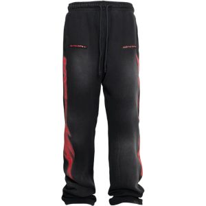 Hellstar Motion Blur Sweatpants Black (2) | Fragment Clothing Streetwear