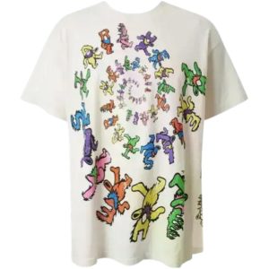 Hellstar Paradise Bears T shirt White | Fragment Clothing Streetwear