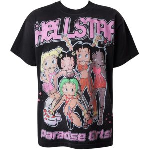 Hellstar Paradise Girls T shirt Black | Fragment Clothing Streetwear