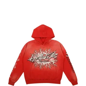 Hellstar Records Graphic Hoodie Sweater (1) | Fragment Clothing Streetwear