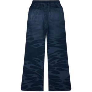 Hellstar SNAP Sweatpants Blue | Fragment Clothing Streetwear - View 2