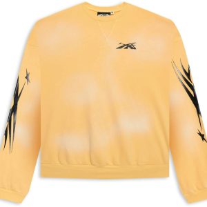 Hellstar Sports Crewneck Yellow (1) | Fragment Clothing Streetwear
