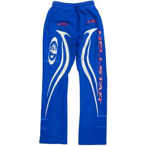 Hellstar Sports Sweatpants Blue | Fragment Clothing Streetwear