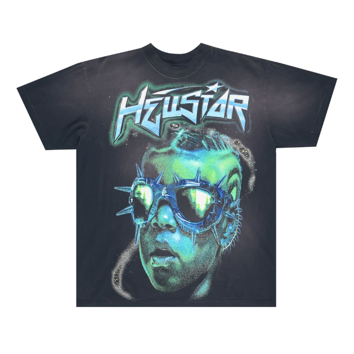Hellstar The Future T-Shirt 'Black' (2) Hellstar The Future T Shirt 'Black' (2) | Fragment Clothing Streetwear