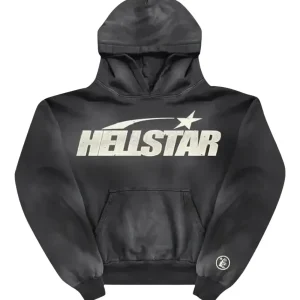 Hellstar Uniform Logo print Hoodie (1) | Fragment Clothing Streetwear