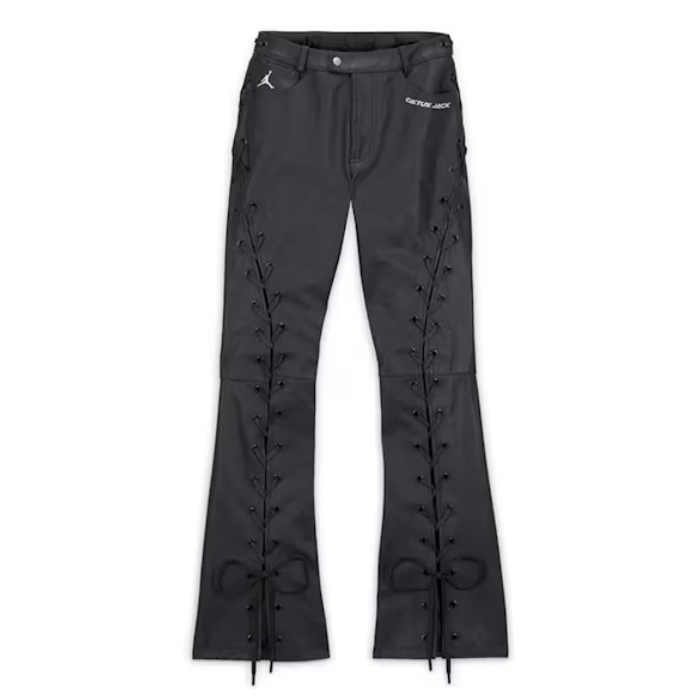 Jordan x Travis Scott Cactus Jack Women's Leather Pants Black (2) Jordan x Travis Scott Cactus Jack Women's Leather Pants Black (2) | Fragment Clothing Streetwear
