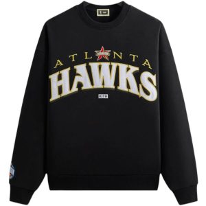 Kith NBA All Star Atlanta Hawks Nelson Crewneck Black (1) | Fragment Clothing