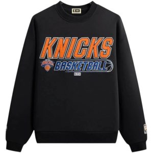 Kith NBA All Star New York Knicks Nelson Crewneck Black (1) | Fragment Clothing