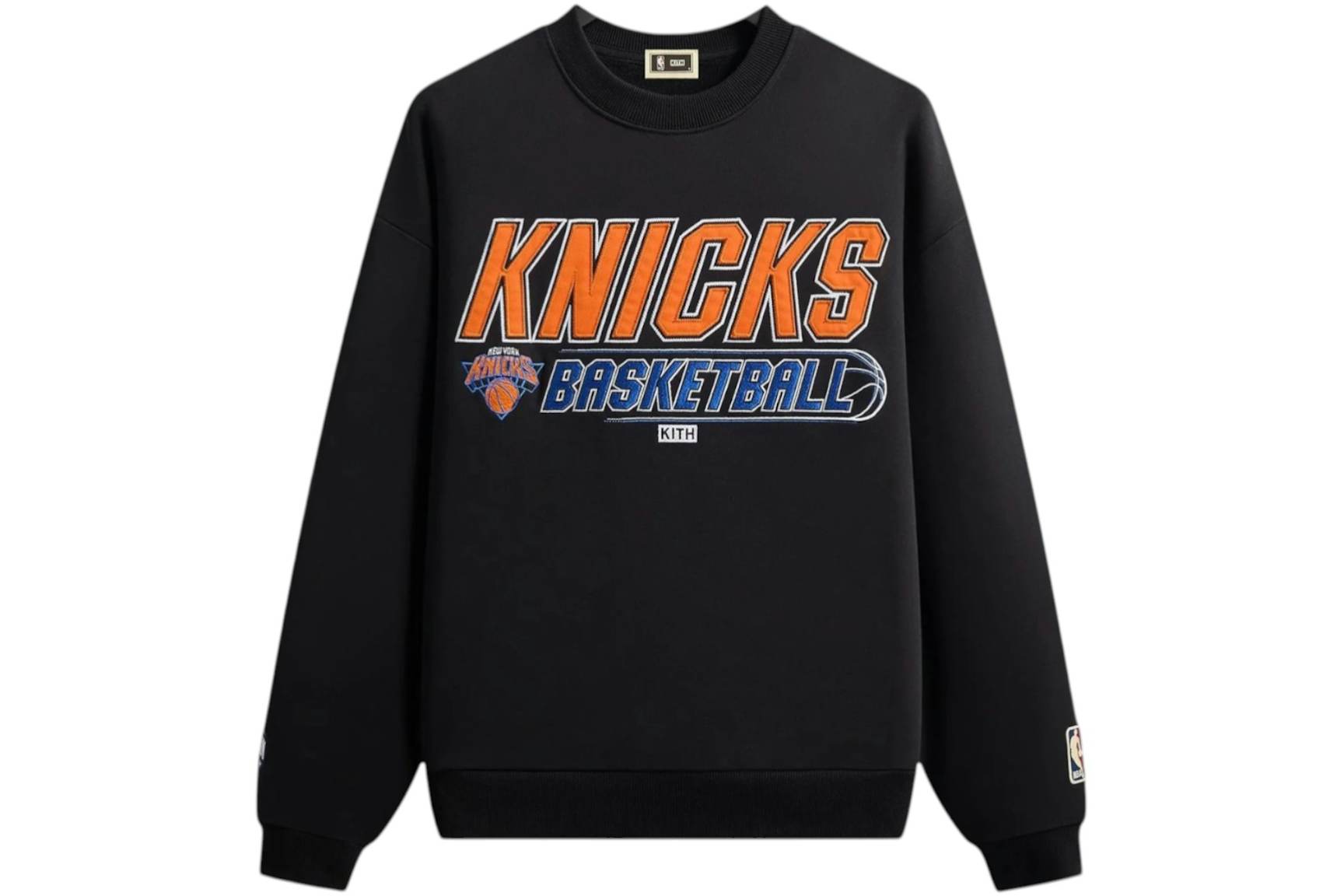 Kith NBA All-Star New York Knicks Nelson Crewneck Black (1) Kith NBA All Star New York Knicks Nelson Crewneck Black (1) | Fragment Clothing