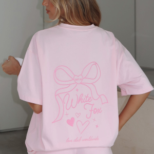 Love You Forever Oversized Tee Pink | Fragment Clothing - View 2