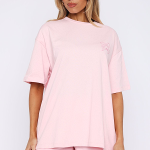 Love You Forever Oversized Tee Pink (2) | Fragment Clothing