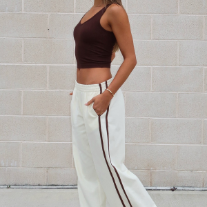 Make Me Promises Pants Cream | Fragment Clothing - View 2
