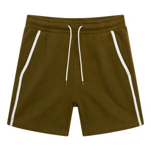 Marseille Short French Terry Elastic Waist Short Men Arbequina Green 1 | Fragment Clothing