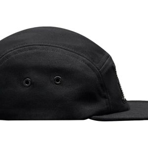 Moncler Hiroshi Fujiwara x Fragment Embroidered Logo Baseball Cap Black (2) | Fragment Clothing Streetwear
