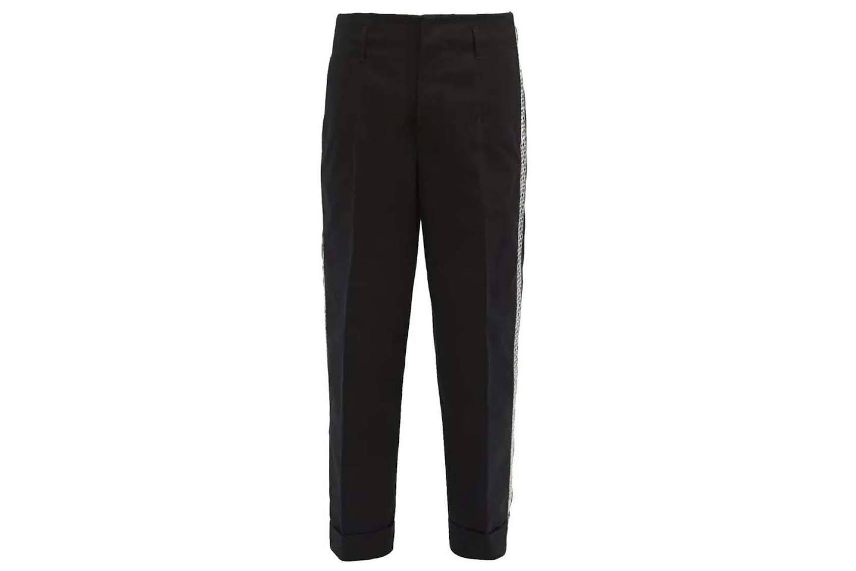 Moncler-x-Fragment-Geometric-Embroidered-Logo-Print-Trousers-Black Moncler x Fragment Geometric Embroidered Logo Print Trousers Black | Fragment Clothing Streetwear