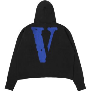 Og Staple Embroidered Hoodie (Blue/black) | Fragment Clothing - View 2