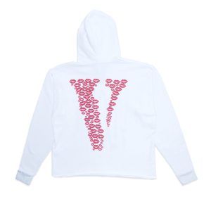 Red Lipstick Og Embroidered Hoodie (White) | Fragment Clothing - View 2