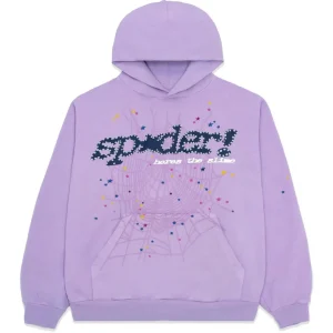 Sp5der Acai Tracksuit Purple (2) | Fragment Clothing Streetwear