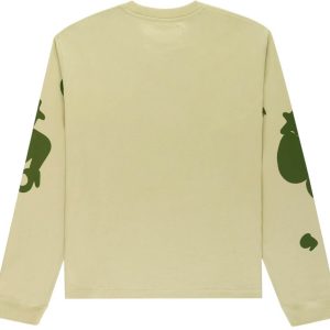 Sp5der Beluga Longsleeve Tan | Fragment Clothing - View 2