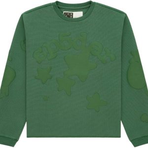 Sp5der Beluga Thermal Sweatshirt | Fragment Clothing Streetwear - View 2