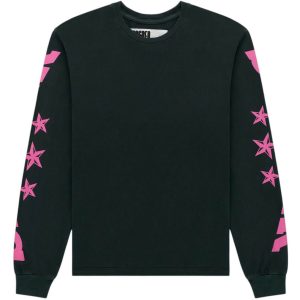 Sp5der MX555 LS Tee Black | Fragment Clothing Streetwear