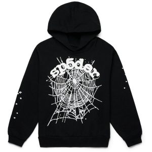 Sp5der OG Web Hoodie Black