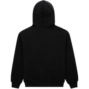 Sp5der OG Web V2 Hoodie Black | Fragment Clothing Streetwear - View 2