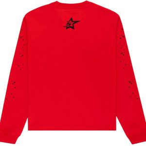 Sp5der Punk V2 Longsleeve Red | Fragment Clothing - View 2