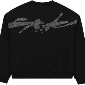 Sp5der Rhinestone TM Crewneck (1) | Fragment Clothing Streetwear