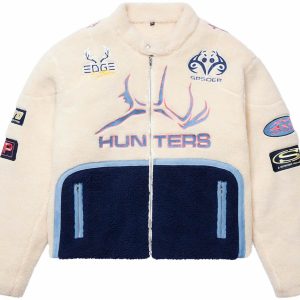 Sp5der Sherpa Hunter Moto Jacket Multicolor