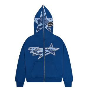 TS Star Rhinestone Tracksuit - Blue | Fragment Clothing - View 2