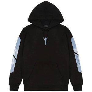 Trapstar Freeze Art Of War Hoodie Black | Fragment Clothing Streetwear - View 2