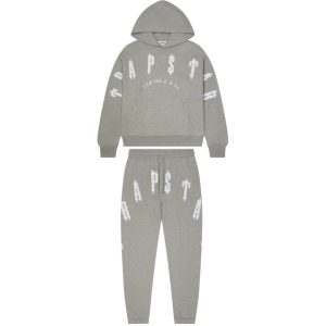 Trapstar Irongate Arch Chenille 2.0 Tracksuit Grey/white