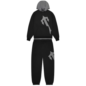 Trapstar Irongate T Hood Tracksuit Black