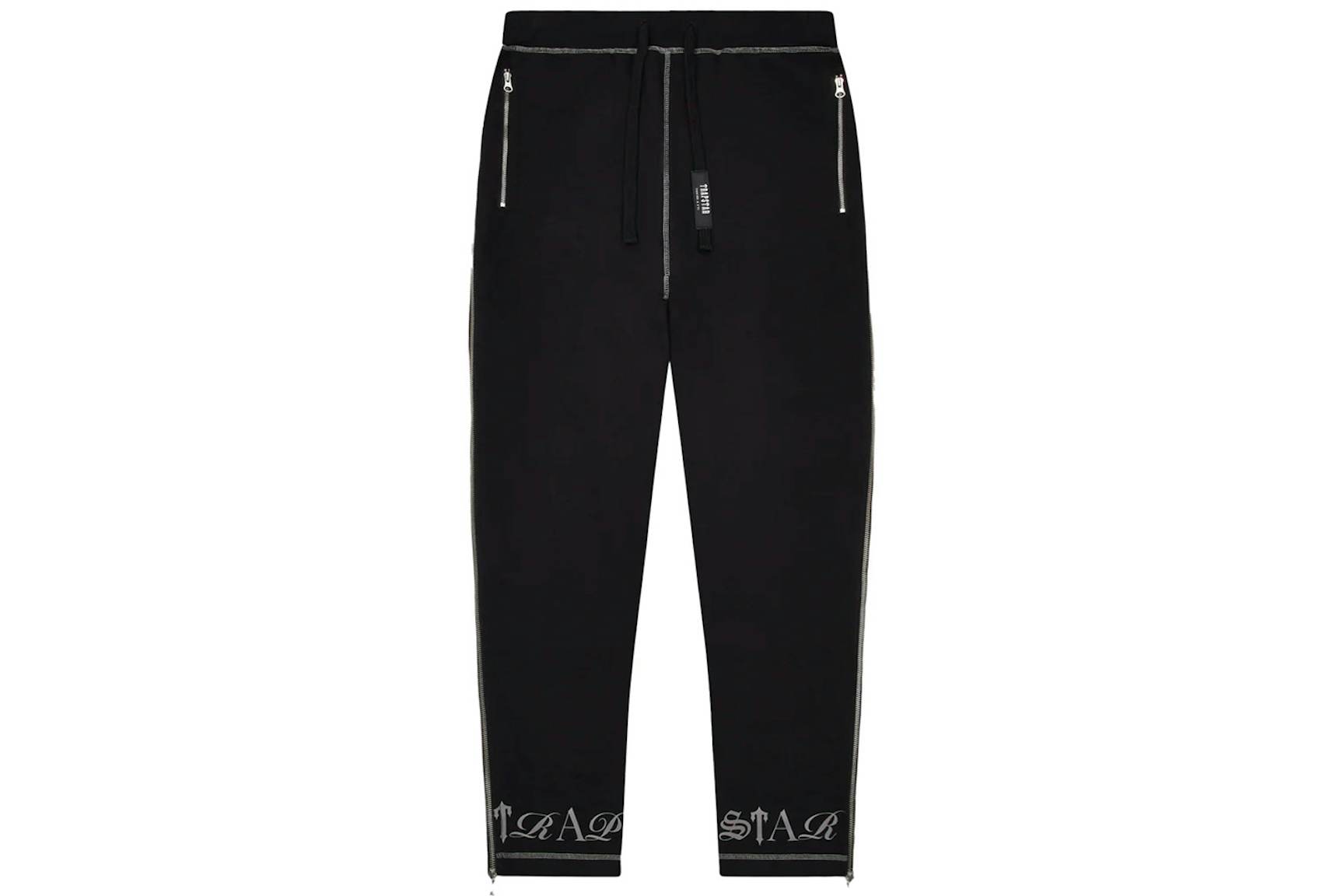 Trapstar Script Jogger Pants Black Trapstar Script Jogger Pants Black