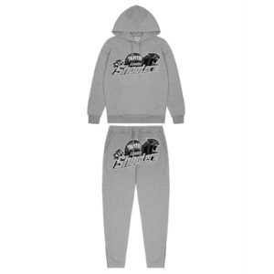 Trapstar Shooters Hoodie Tracksuit Grey