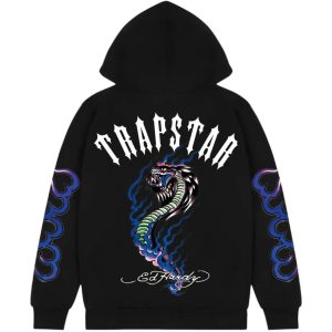 Trapstar x Ed Hardy Flame Snake Hoodie | Fragment Clothing Streetwear