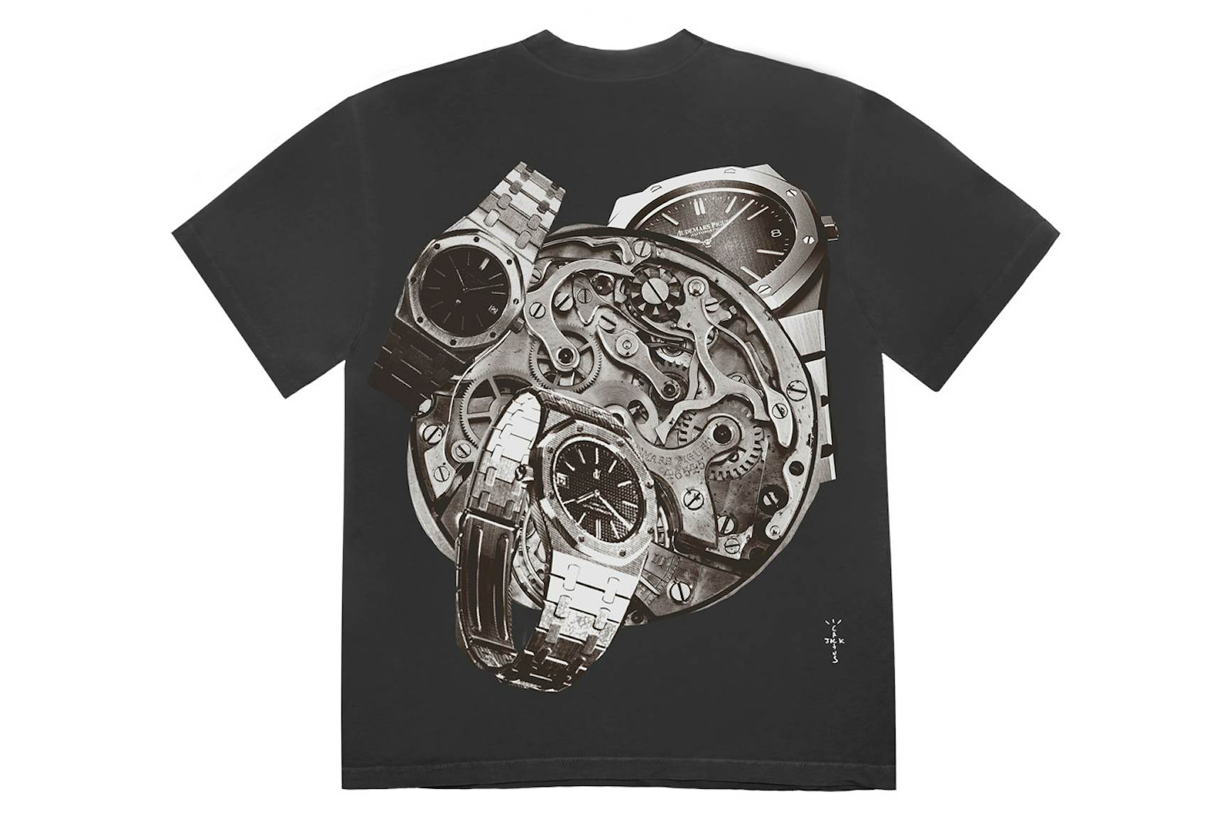Travis-Scott-CJ-x-Audemars-Piguet-Collage-Tee-Black Travis Scott CJ x Audemars Piguet Collage Tee Black | Fragment Clothing Streetwear