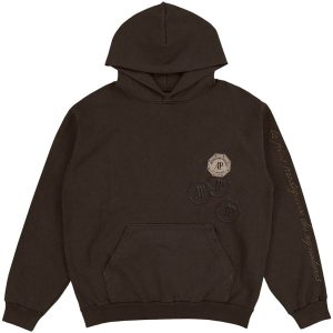 Travis Scott CJ x Audemars Piguet Emblem Hoodie Dark Brown (1) | Fragment Clothing Streetwear