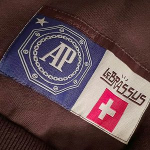 Travis Scott CJ x Audemars Piguet Emblem Hoodie Dark Brown (2) | Fragment Clothing Streetwear
