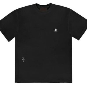 Travis Scott CJ x Audemars Piguet Vintage Tee Black (1) | Fragment Clothing Streetwear